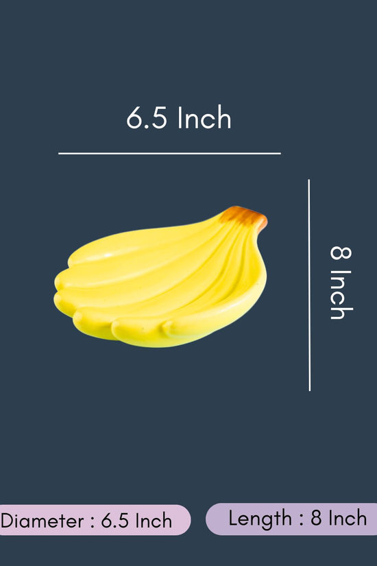 Banana platter with all measurements