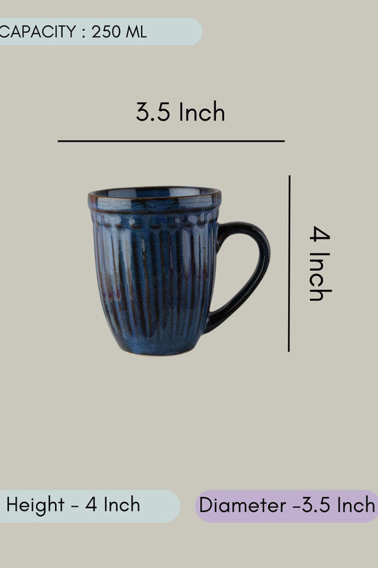 Royal Blue Vintage Mug