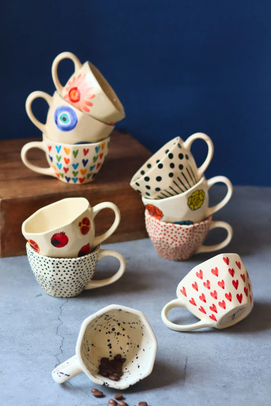 Handmade Set of 10 Best Selling Mugs (For the Price of 7)
