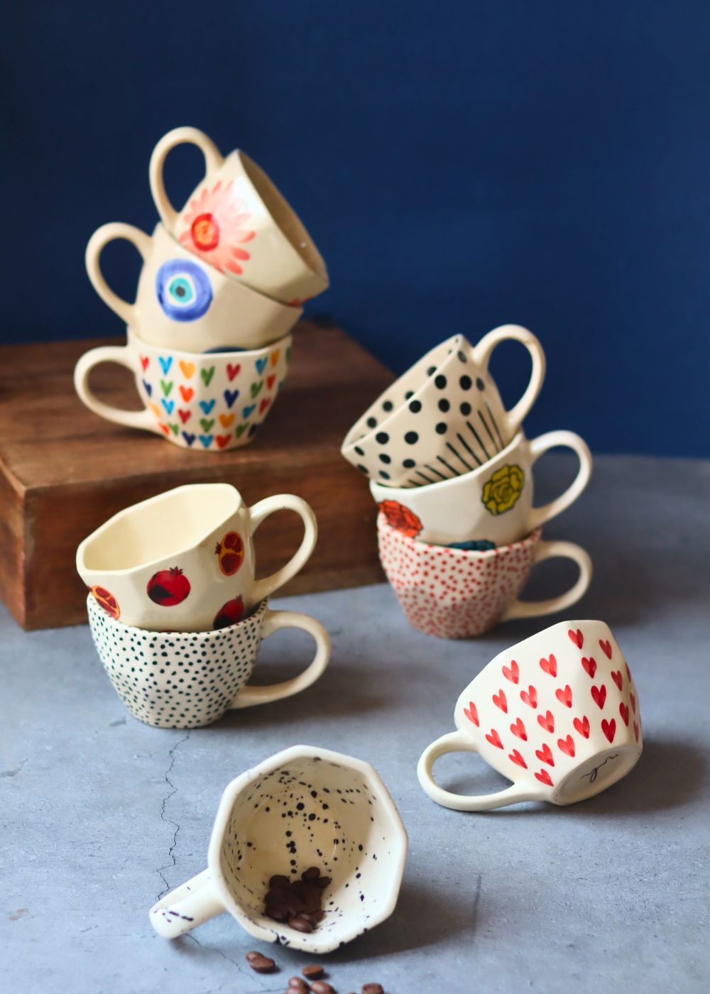 Handmade Set of 10 Best Selling Mugs (For the Price of 7)