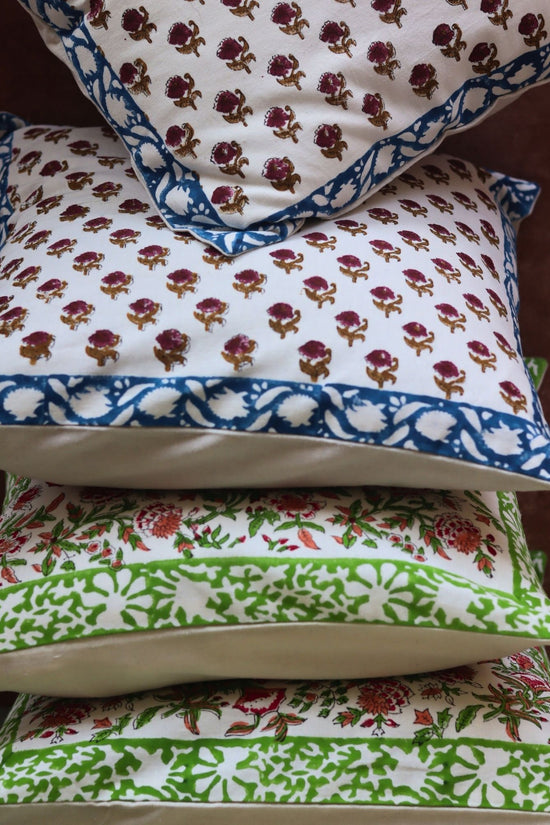 Floral foliage & Liana Vine Cushion cover combo with premium quality material