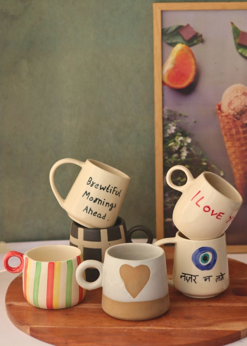 morning bliss mugs made by ceramic 