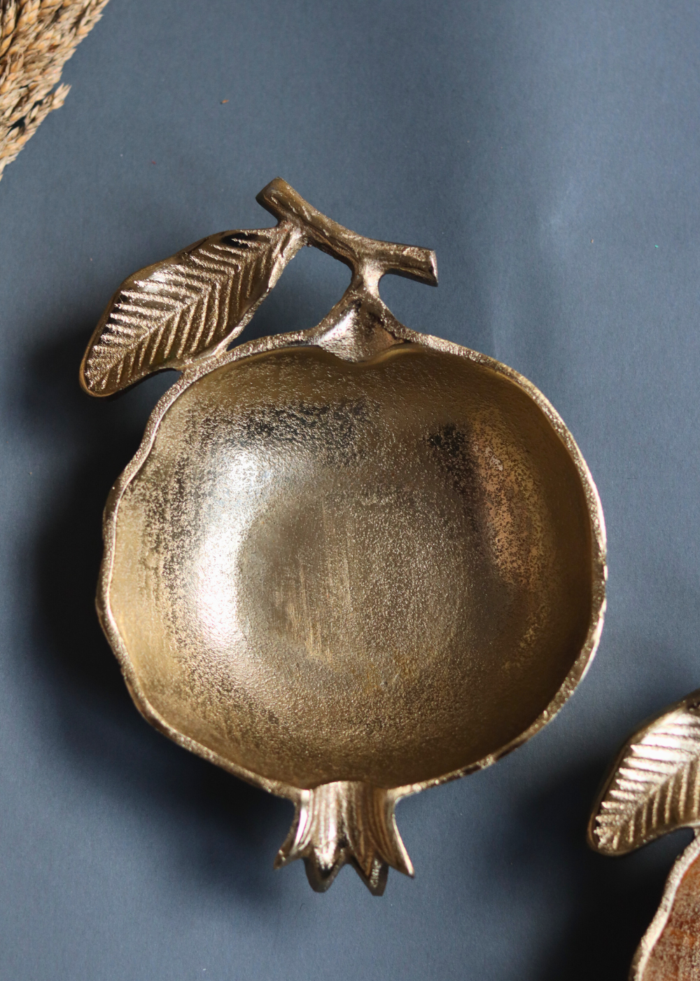 Golden handmade serveware anar bowl 
