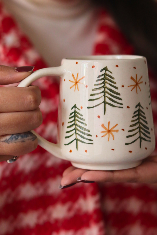 Ceramic X-mas serveware coffee mug 