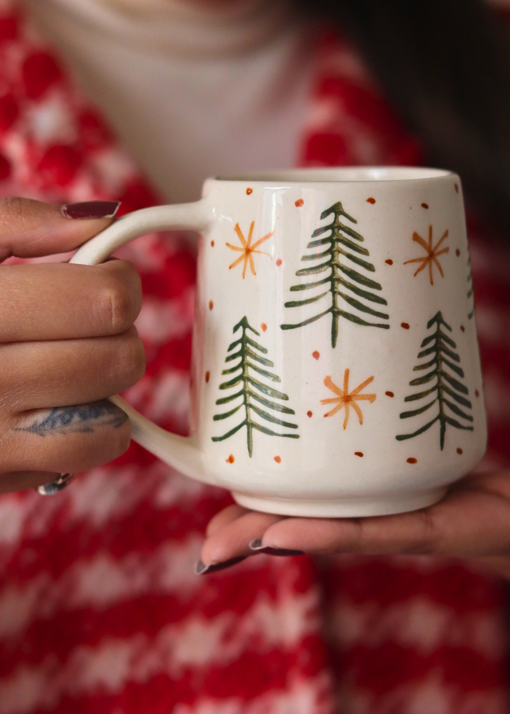 Ceramic X-mas serveware coffee mug 
