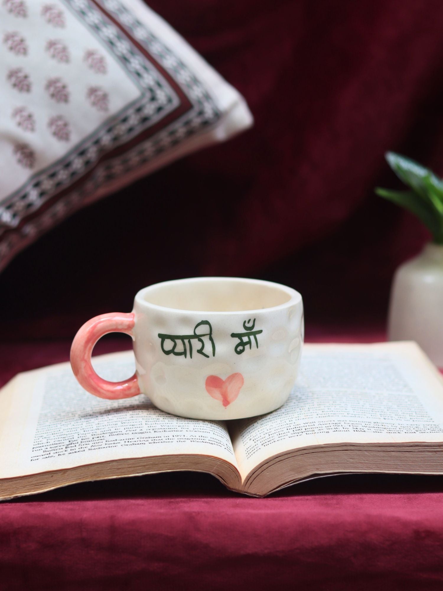 Pyaari Maa Mug handmade in India