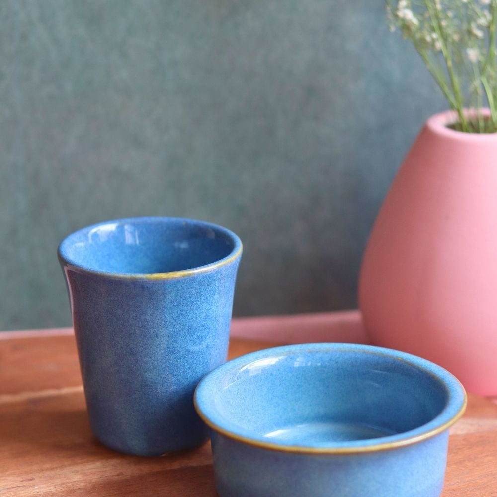 auro blue dabara set made by ceramic