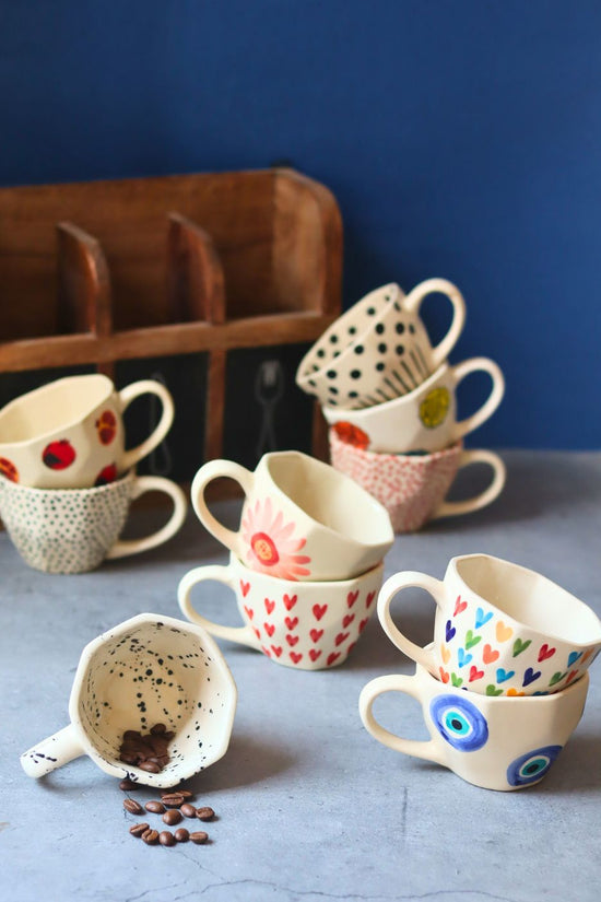Set of 10 Best Selling Mugs (For the Price of 7) made by ceramic