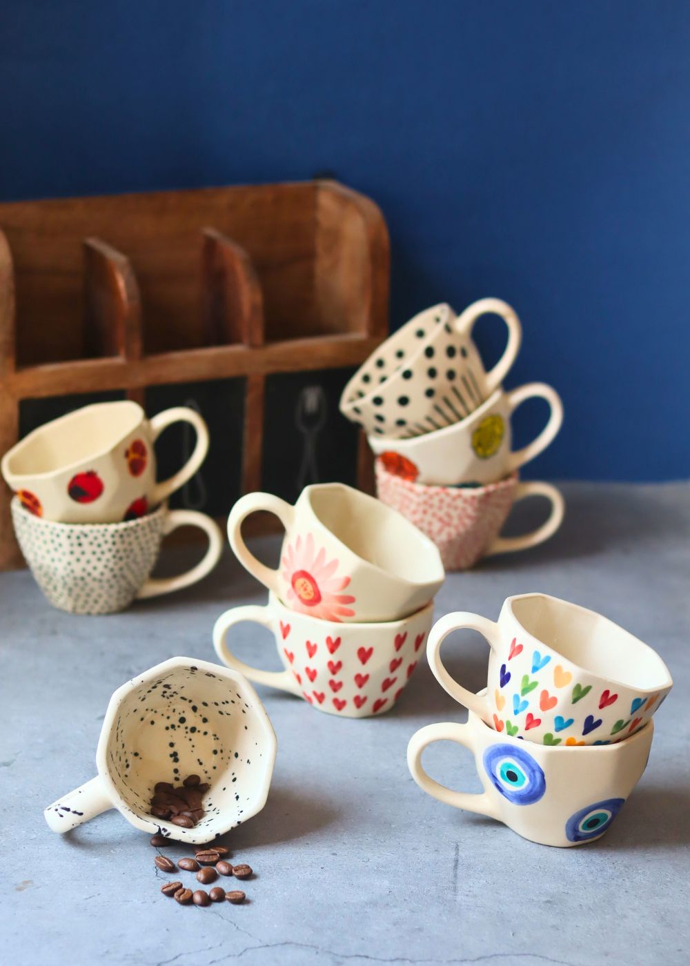 Set of 10 Best Selling Mugs (For the Price of 7) made by ceramic