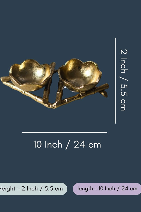 Golden Nest Snack Tray