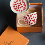 Heart Mug & All Heart Dessert Plate in a Gift Box