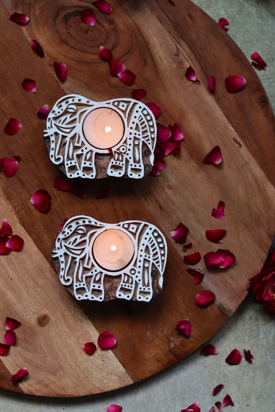  tea light holder, wooden tea light holder