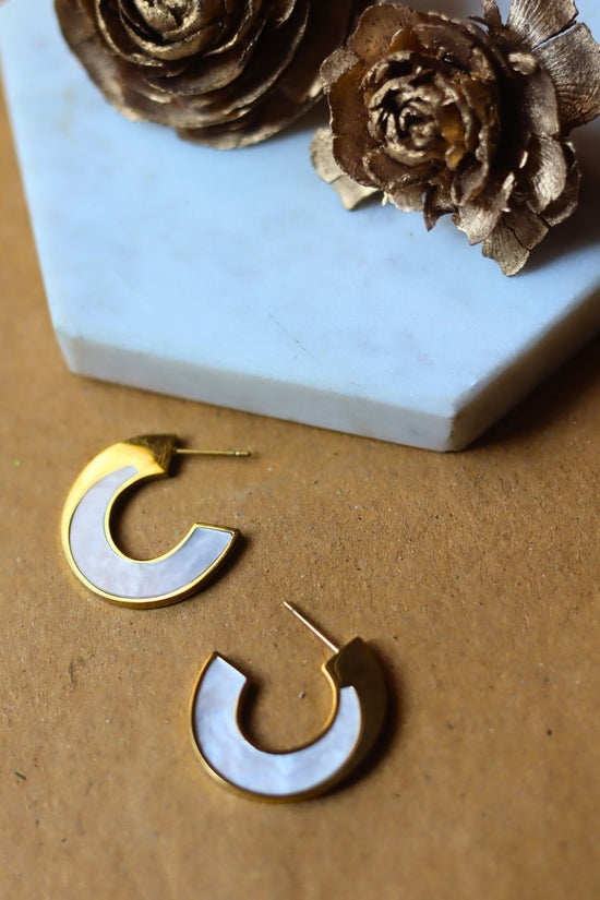 Hypoallergic Curvy Resin Earrings