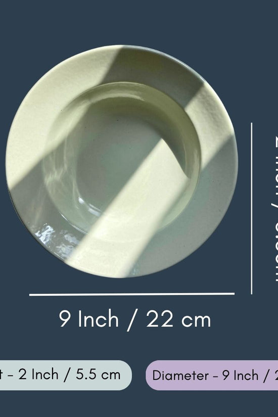 Ivory Pasta Plate