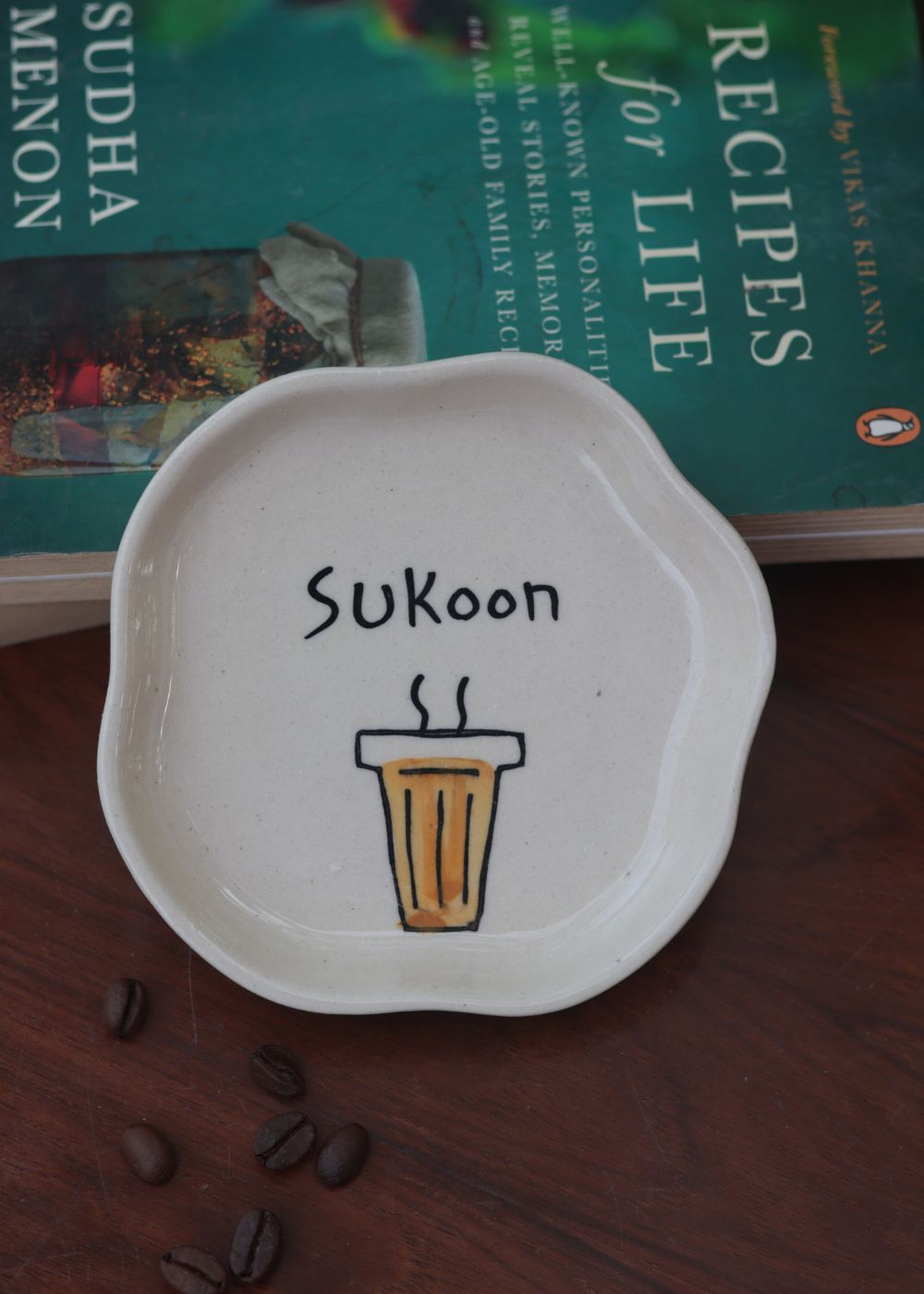 Sukoon - Handmade Dessert Plate handmade in india