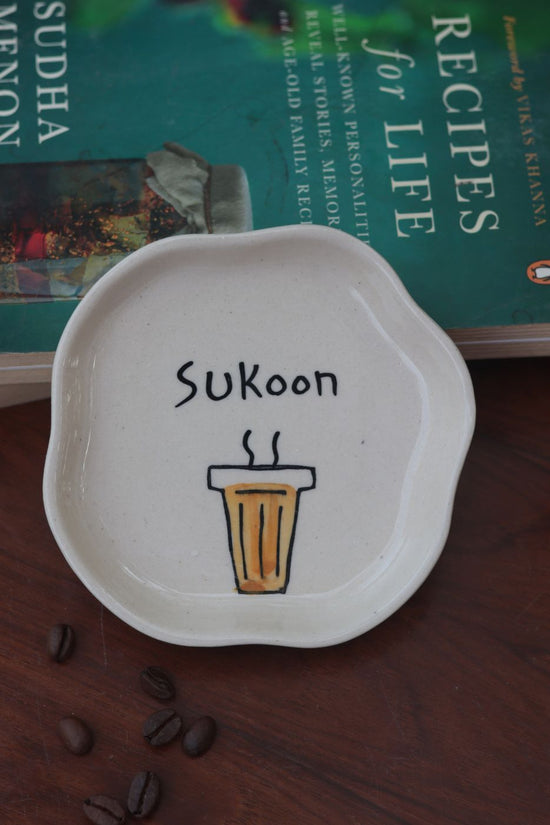 Sukoon - Handmade Dessert Plate handmade in india