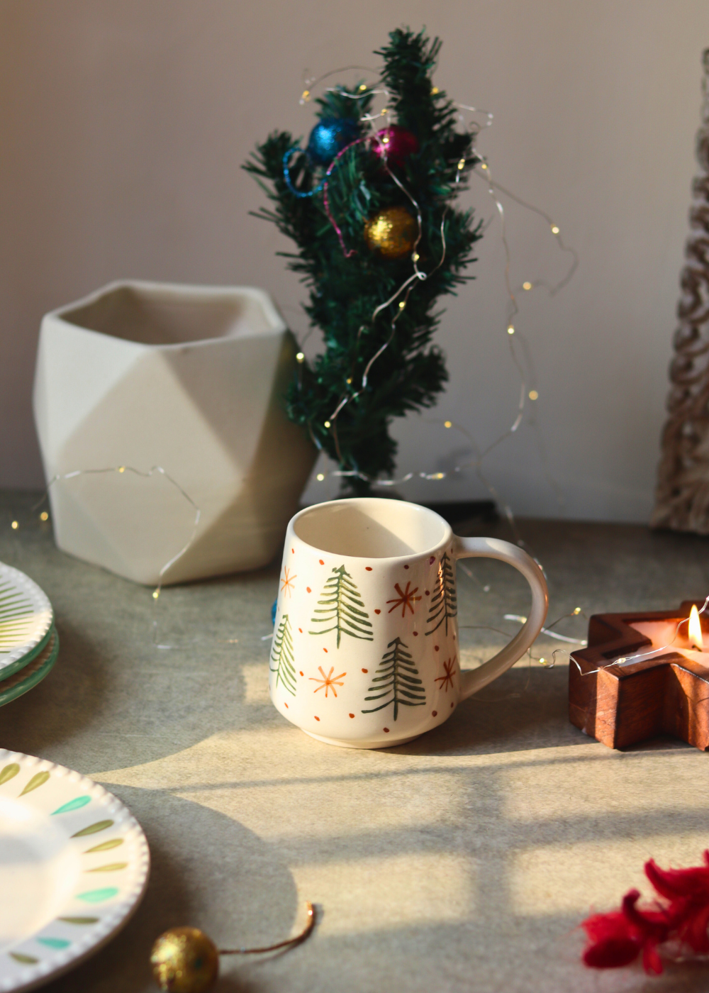 Handmade ceramic coffee mug stunning design