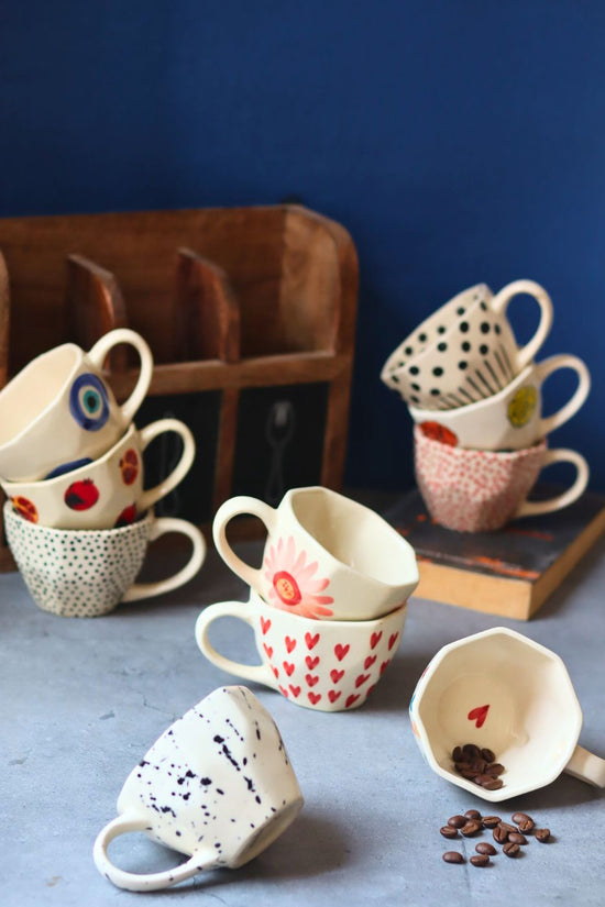 Set of 10 Best Selling Mugs (For the Price of 7) handmade in india
