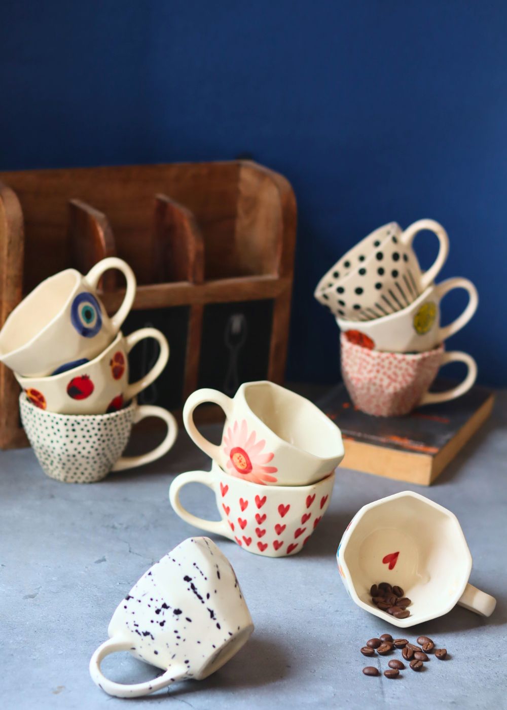 Set of 10 Best Selling Mugs (For the Price of 7) handmade in india