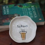 Sukoon - Handmade Dessert Plate with premium quality Material