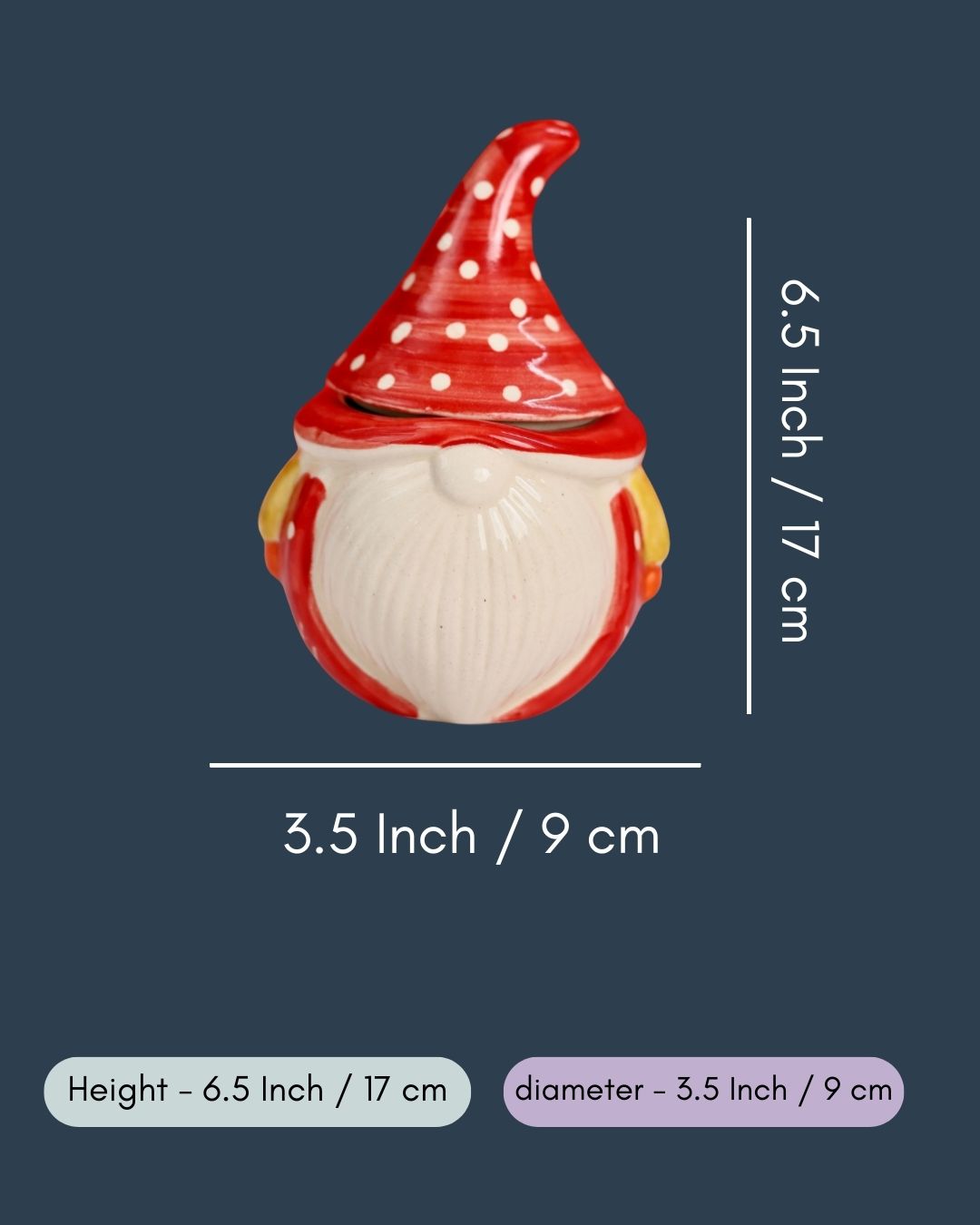 The Cutest Santa Jar in a Gift Box