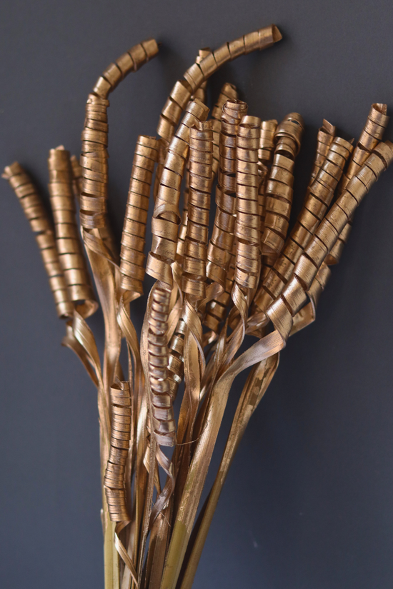 made by natural flower or stem