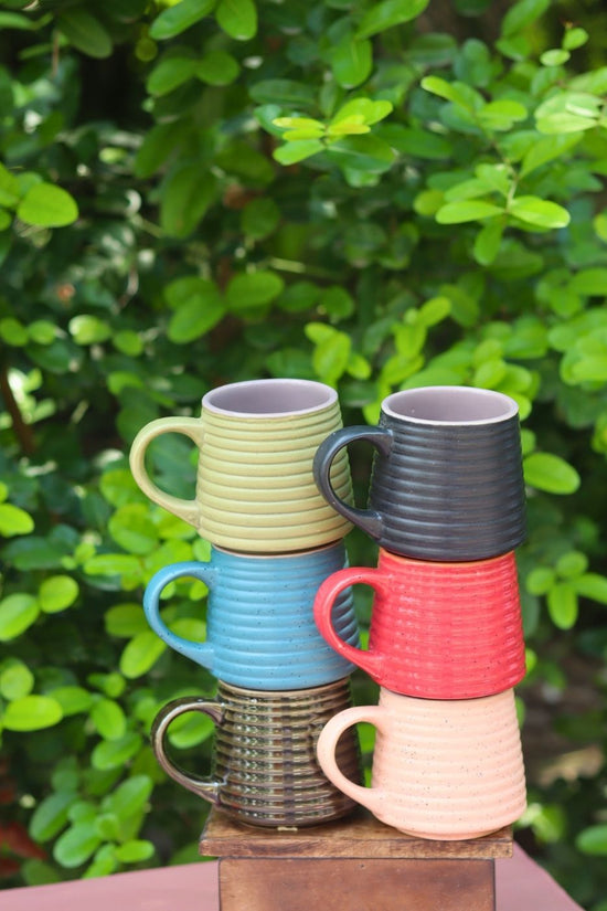 Set of 6 Coffee & Chill Mugs (for the price of 5) with premium quality material