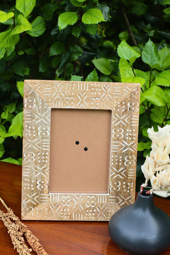 aesthetic carved wooden frame made by premium wood