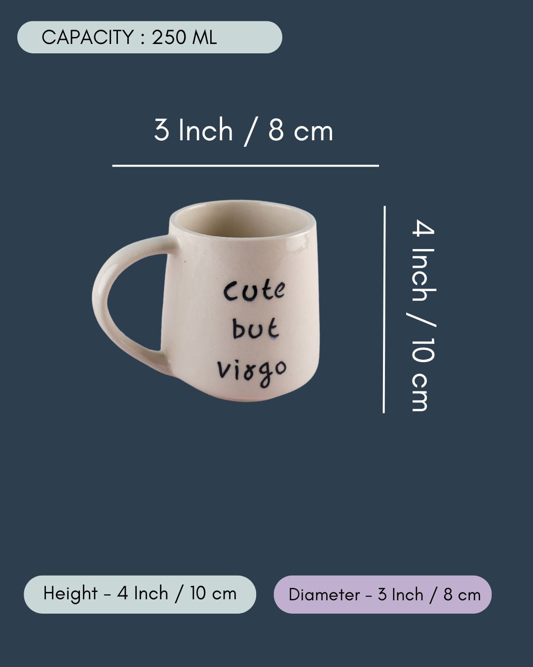 Cute But Virgo Mug in a Gift Box