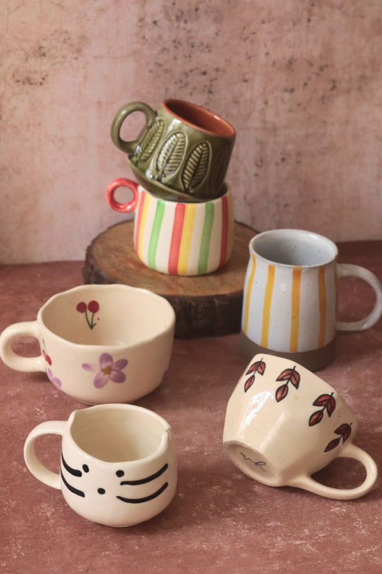 Pay for 4, Get 6 Mugs handmade in india