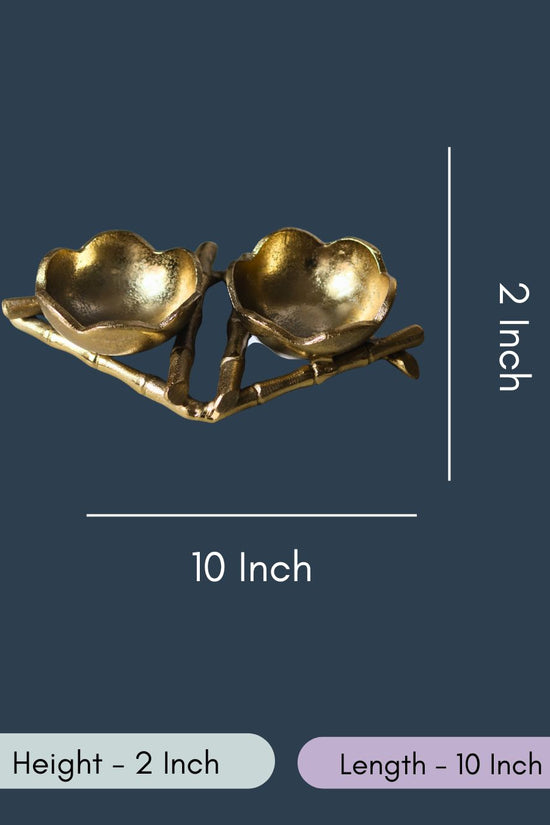 Golden Nest Snack Tray