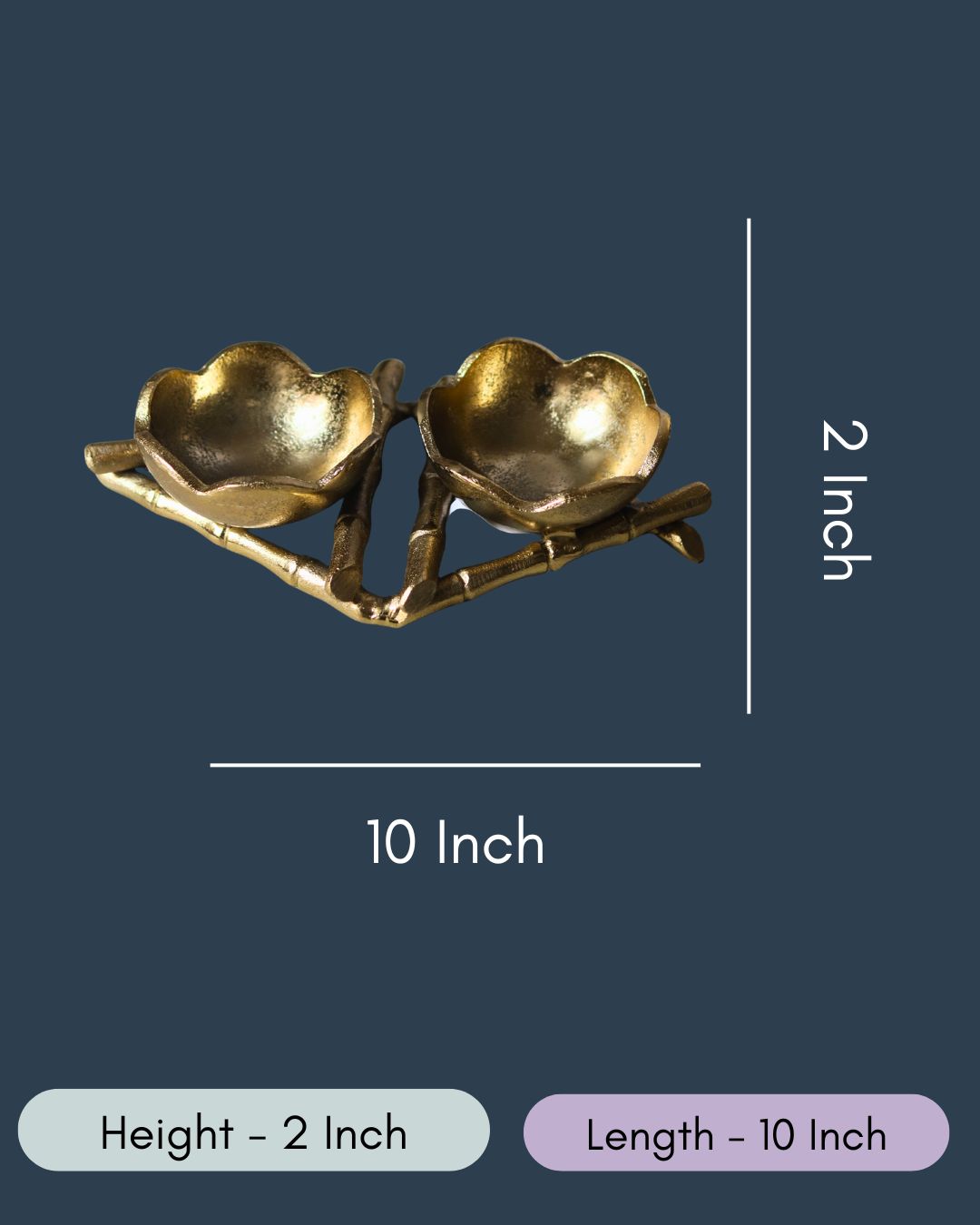 Golden Nest Snack Tray