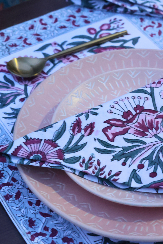 Cotton table napkin & mat