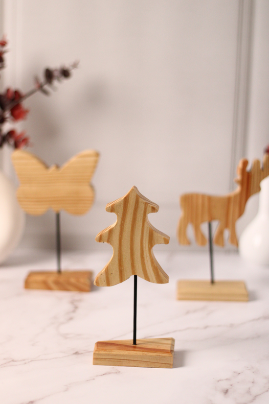 christmas tree decor stand made by wooden