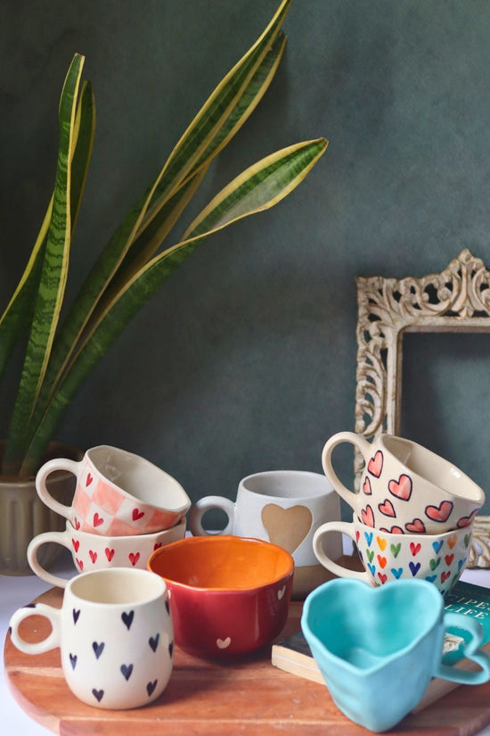 handmade love affair mugs 