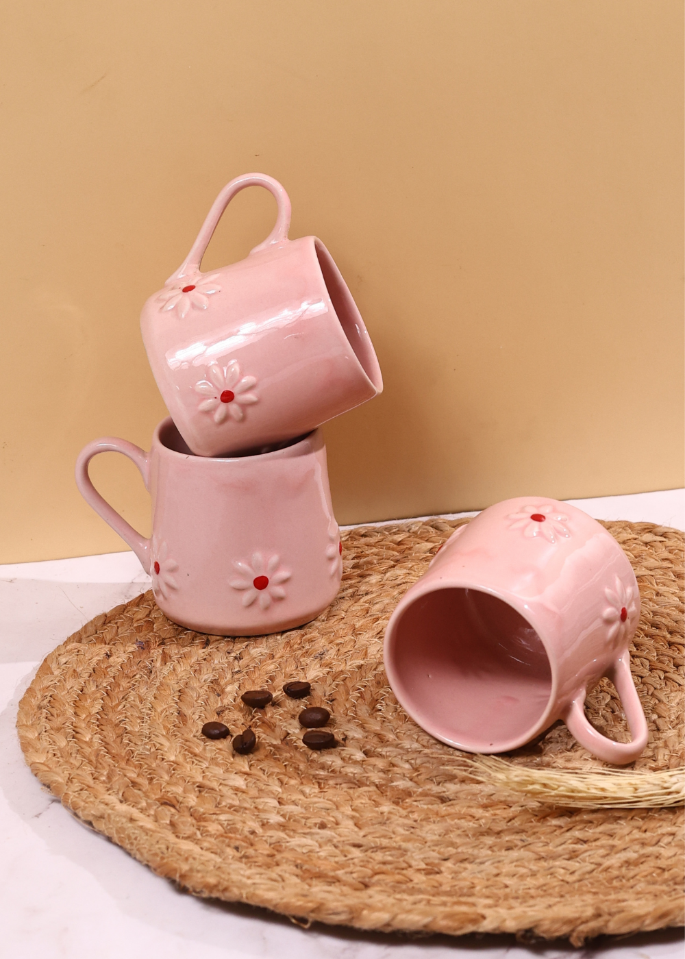 Handmade ceramic coffee mugs 