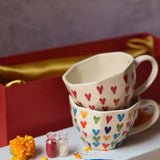 Handmade Heart & Loveislove Mug rakhi gift box