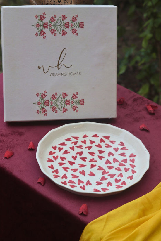 Handmade All Heart Plate in a Gift Box