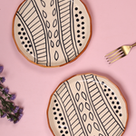 Handmade ceramic plates 