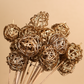 Gold Dusted Jute Balls