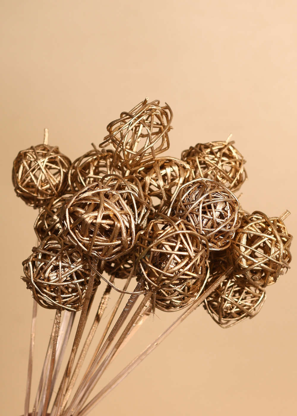 Gold Dusted Jute Balls