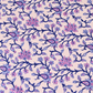 Purple Paisley Block Printed Bedsheet