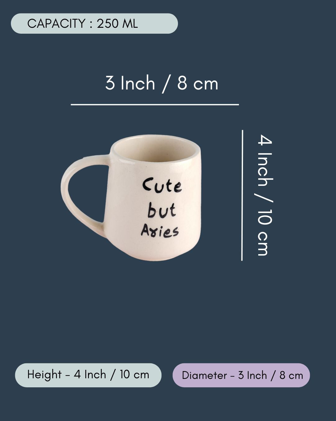 Cute But Aries Mug in a Gift Box