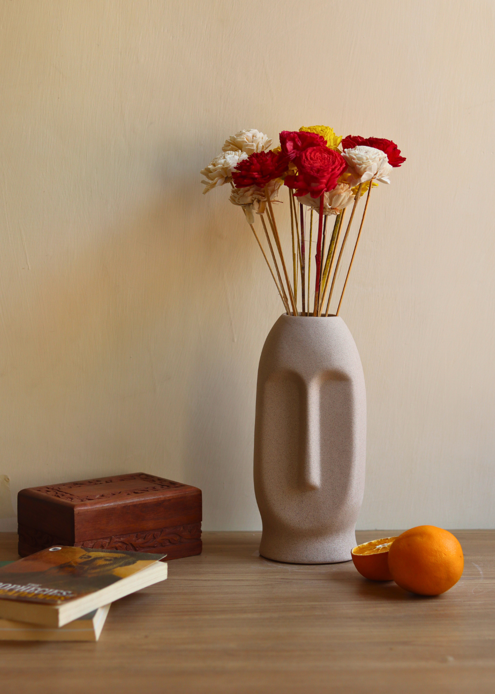 Dried flower bouquet