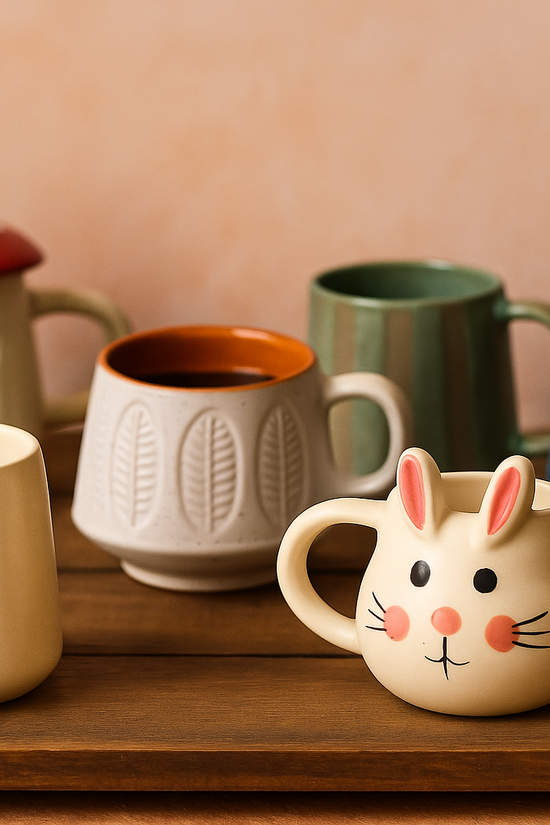Set of 6 Artisan Delight Mugs (for the Price of 5)