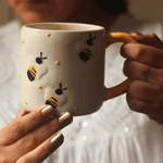 Irregular Ceramic Bee - Mug for your delicious coffee