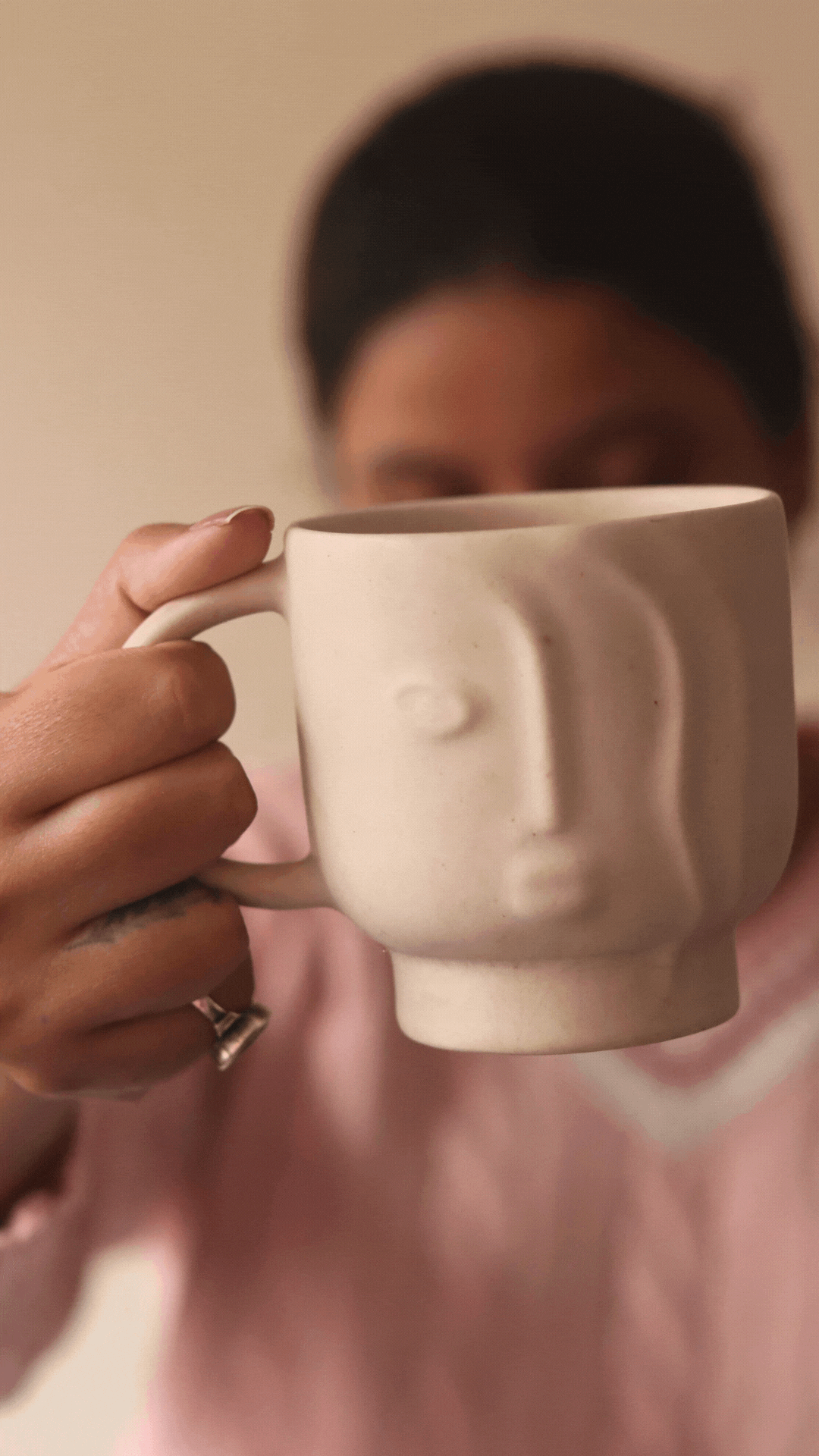 Abstract Face Mug for your delicious coffee