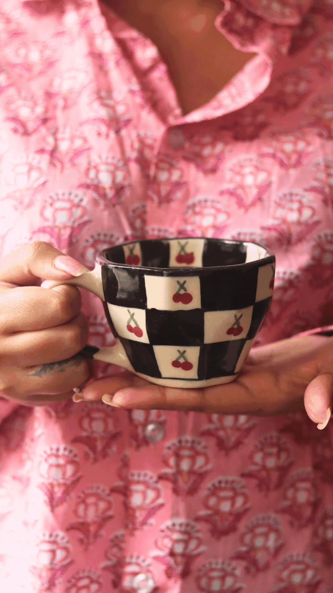 Cherry Blossom Mug for your delicious coffee