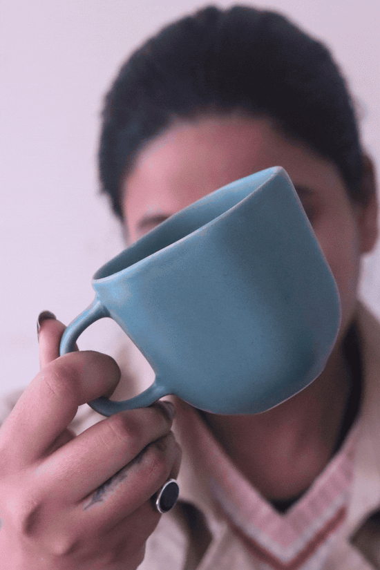 Misfit Mug - Teal for your morning coffee