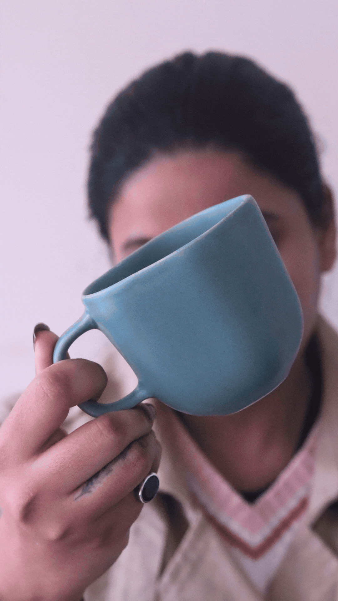 Misfit Mug - Teal for your morning coffee